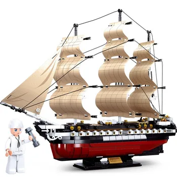 Sandėlyje Piratų laivas Titanics Statybiniai Blokai, Plytos Ss Modelis Modulinės Žaislai Idėjų Kūrėjas Švietimo 0576 0577 0835 0836 boytoy