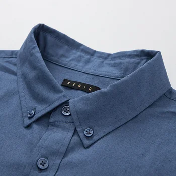SEMIR Medvilnės Marškinėliai vyrams 2020 metų vasaros nauja tendencija streetwear turn-žemyn apykaklės kietas atsitiktinis marškinėliai vyras