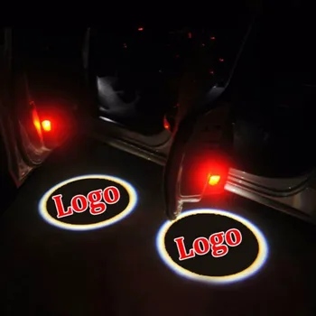LED Automobilio Duris Lempos sveiki logotipas projekcija Šviesos cadillac 
