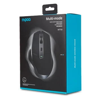 Rapoo MT750 Įkrovimo Multi-mode Bluetooth 3.0,4.0 2.4 G Belaidės Pelės Kelis Ryšys ir Lengvai perjungti