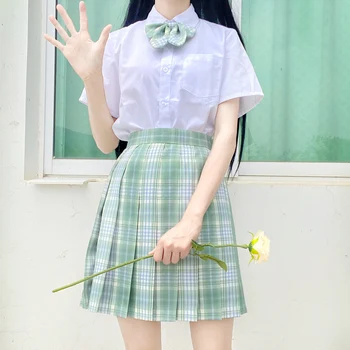 [Kedro] Japonijos Merginos Vasaros Aukšto Juosmens Plisuotas Sijonas, Pledas Sijonai Moterims Suknelė JK Mokyklos Vienodos Studentų Drabužiai