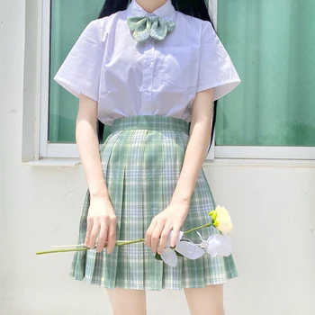 [Kedro] Japonijos Merginos Vasaros Aukšto Juosmens Plisuotas Sijonas, Pledas Sijonai Moterims Suknelė JK Mokyklos Vienodos Studentų Drabužiai