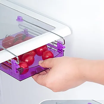 Plastikiniai Namų apyvokos Kūrybos Šaldytuvas talpinimo Virtuvės Reikmenys Erdvės taupymo Ištraukti Saugojimo Dėžutė