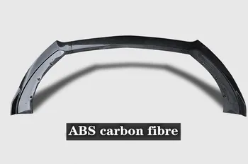 Naujas Aukštos kokybės ABS Black & ABS anglies fibrer Bamperis Priekinis Lip Protector Cove 