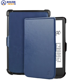 Smart Case, skirtas Pocketbook 606 628 633 Ereader Minkštos TPU Dangtelis, skirtas Pocketbook Touch LUX 5 Auto Miego ir pabusti Funda Rubisafe