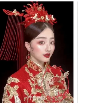 HIMSTORY Kinijos Tradicinės Hairwear drugelis 
