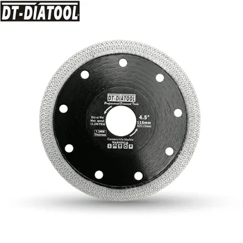 DT-DIATOOL Dia 4.5 colių/Deimantinis 115mm X Akies turbo Superthin Pjūklų ratlankio segmento Pjovimo Diskas su Deimantu, storis 1,2 MM