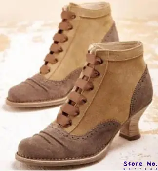 Moterų batai ponios chaussure gladiatorių bateliai žiemą, rudenį vidurio kulniukai siurbliai vintage bateliai moteris zapatos mujer sapato H377