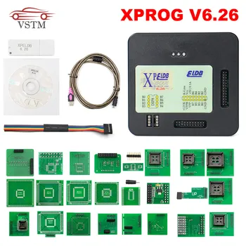 2020 XProg-M Xprog m V5.55 V5.86 V6.12 V6.17 V6.26 EKIU Chip Tunning Programuotojas X Prog M Langelį 6.26 XPROG-M 5.55 Be USB Dongle