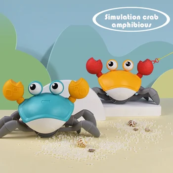 Naujas Amfibijas Krabų Kūdikių Vonios Žaislas Vonioje Maudytis Dušo Žaidimo Lauko Paplūdimio Žaislų, Vaikiškų Gimtadienio Dovanos