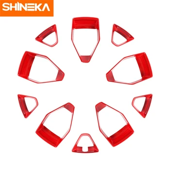SHINEKA Automobilio lipdukas, Skirtas Suzuki Jimny JB74 2019+ Automobilio Rato Stebulė Apdailos Dangtelį Lipdukai Suzuki Jimny 2019+ Automobilio Stiliaus