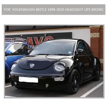 Anglies pluošto antakiai Automobilių žibintų lūpas, antakius Aukštos kokybės Volkswagen Beetle 1998-2010