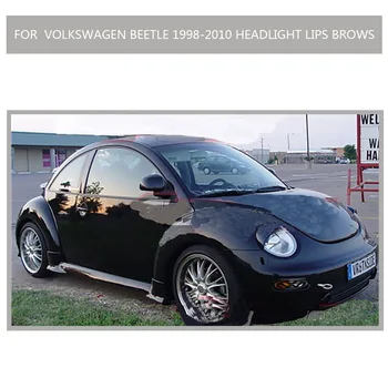 Anglies pluošto antakiai Automobilių žibintų lūpas, antakius Aukštos kokybės Volkswagen Beetle 1998-2010
