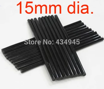 15mm diametro 50cm ilgio Juodo nailono juostos juodo plastiko ABS juosta,poliamidų PA stick