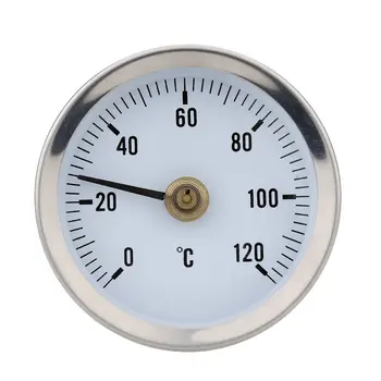 TS-W50A Termometras Karšto Vandens Vamzdžių Termometras Bimetalinė Nerūdijančio Plieno Paviršiaus Vamzdžių Clip-on Temperatūros Indikatorius