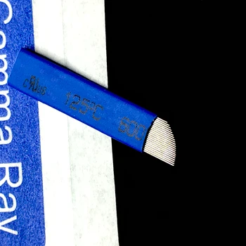 0.18 mm 21 Flex 200 Vnt Tebori Microblading Geležtės permanentinis Makiažas Tatuiruotė Adata Geležtės 3D Antakių Vadovas Pen
