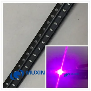 200PCS 0603 super ryškiai RAUDONOS SMD LED violetinė 1608 indikatorius pasirašyti šviesos diodų šviesos lempos karoliukai
