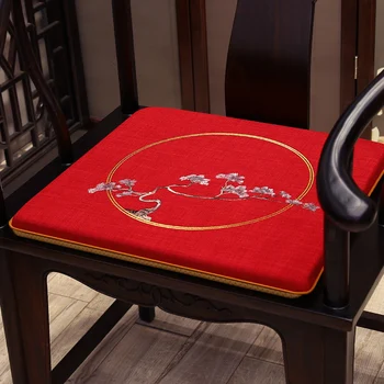 Elegantiškas Bauda Siuvinėjimas, Valgomojo Kėdės, Kėdžių Sėdynės Pagalvėlės Kinijos Pagalvėlės Office Home Dekoratyvinis Užtrauktukas Medvilnės Skalbiniai Sėdi Kilimėliai