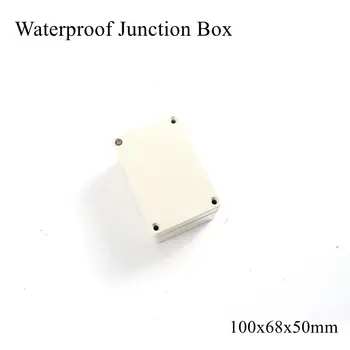 100x68x50mm Vandeniui atspari Plastikinė dėžutė Dėžutės Lauko Kabelis Jungiamasis Laido Sankryžos Elektrinės Projekto Atveju, ABS IP65 100*68*50mm