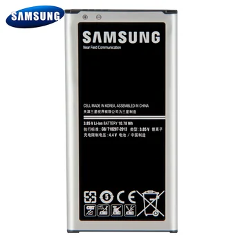 Originalus EB-BG900BBC Baterija Samsung S5 G900S G900F G900M G9008V 9006V 9008W 9006W G900FD EB-BG900BBU Telefono Baterija 2800mAh