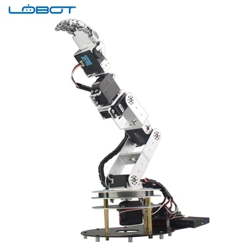 6DOF Robotas Arduino Servo Šokių Ranka Ranka Rinkinys Humanoidų Nuotolinio Valdymo Švietimo RC Dalys Robotas Žaislas