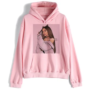 Ariana Grande hoodies moterų grafinis atspausdintas Negabaritinių Korėja femme palaidinės spausdinti