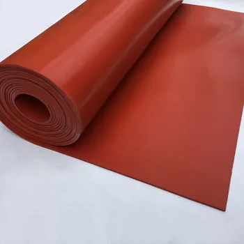 Silikoninės gumos lakštas, Storis 1 1.5 2 3 4 mm storio/ 500*500mm plotis plonas valdybos raudonos spalvos Gumos Lakštas Kilimėlis