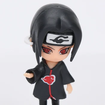 6pcs/set Naruto Sasuke Yondaime Minato Kyuubi Kurama Gaara Itachi Obito Madara PVC Veiksmų Skaičius, Žaislai, Pilnas Komplektas Modelio Surinkimo