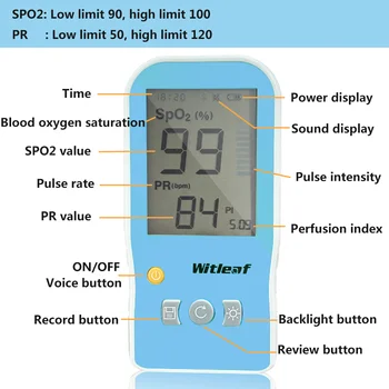 Buitinių Sveikatos Stebi Paketo Nešiojamą Pulse Oximeter Kraujo Spaudimas Kamertonas ' Medicinos Įranga, Matuoklis Sphygmomanometer