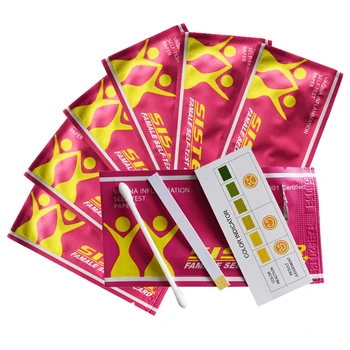 10/20/50/100 Moterų selftest kortelės makšties uždegimas ginekologinės uždegimas sveikatos savikontrolės kortelės moteriškos higienos produktų