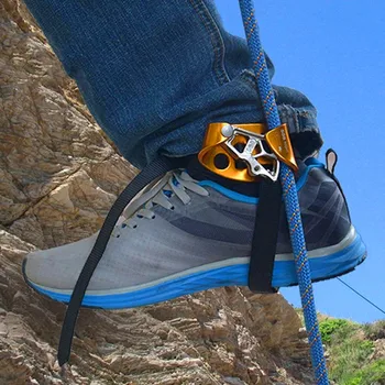 Lauko Kairės/Dešinės Kojos Ascender Stove Roko Laipiojimo, Alpinizmo Įranga, Tinka 8-12mm diametro virvę, alpinizmas