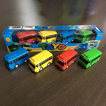 4pcs/set Min Priekaištauti Mažai Autobusų Plastiko Traukti Atgal, Automobilių Mėlyna Priekaištauti Raudona Gani Lani Žalia Rogi Autobusų Automobilio Modelį vaikams, Vaikų Dovanų