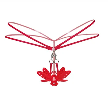 Moterų Sexy G String micro tvarstis dragonfly apatinis trikotažas duobute thong Kelnaitės Šortai tangas apatinis Trikotažas Underwears Kelnės 2019