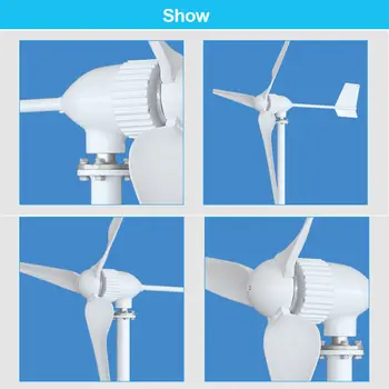 2020 Naujų Vėjo Turbinų 48v 1000W 24v Generatorius Su 3 Peiliukai Vėjo Energijos Generatorius vidaus vartojimui