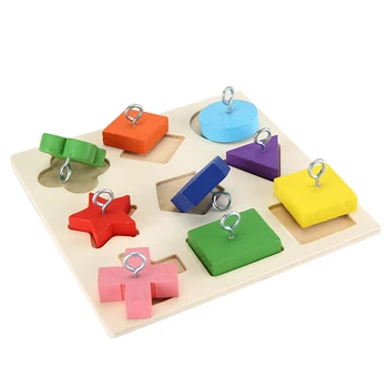 Pet Švietimo Žaislai Paukščių Papūga Mokymo Medinių Blokas Žaislas Paukščiui Reikmenys 