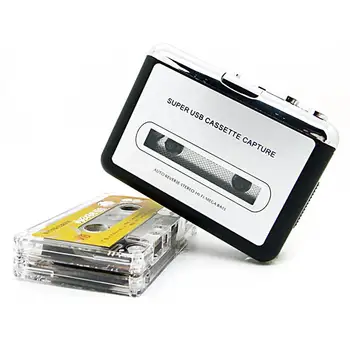 Kasečių grotuvas Nešiojamas USB Kasečių Grotuvas Užfiksuoti Cassette Recorder Konverteris Skaitmeninis Garso Muzikos Grotuvas DropShipping