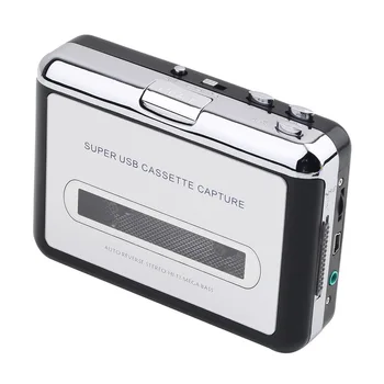 Kasečių grotuvas Nešiojamas USB Kasečių Grotuvas Užfiksuoti Cassette Recorder Konverteris Skaitmeninis Garso Muzikos Grotuvas DropShipping