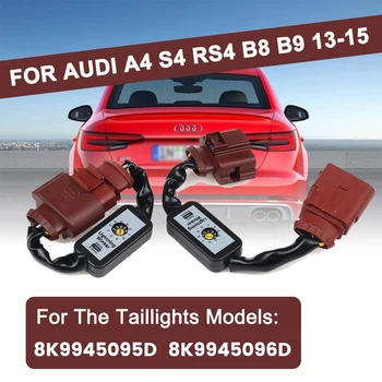Audi A4, S4, RS4, B8, B9 2013 2vnt Dinamiškas Posūkio Signalo Indikatorius LED užpakalinis žibintas Add-on Modulis Laidas Laidas Pajungti