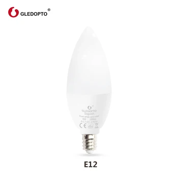 GLEDOPTO Zigbee RGB+BMT LED 4W Žvakių Šviesos E12/E14 Ambient Dekoratyvinis Pritemdomi Lemputė Dirbti Su 