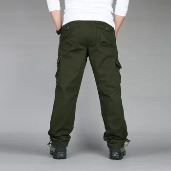 ICPANS Tactical Kelnes Vyrams, Karinės Armijos Juoda Medvilnės ix9 Užtrauktukas Streetwear Rudens Žiemos Krovinių Kelnės Vyrams karinio stiliaus Kelnės