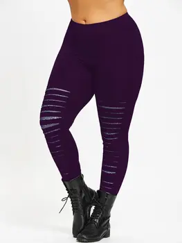 ROSEGAL Plius Dydis Galaxy Kankina Moterų Antblauzdžiai 2019 Fitneso Leggins Treniruotės Antblauzdžiai Jeggins Elastinga Juosmens Slim Pieštuku Kelnės