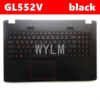 Už ASUS ROG GL552VX VXK GL552V ZX50V GL552VW GL552VL Dvikalbiai nešiojamojo kompiuterio klaviatūra rėmas C atveju išorės Apšvietimas su touchpad