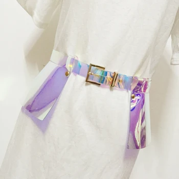 Naujas Moterų Odos juostos sijonas platus diržas priedai spalvų pvc korsetas nuimamas dizaino dvejopo naudojimo Dirželiu Juosmens diržas Mergina Aprengti