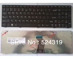 Naujos Nešiojamojo kompiuterio Klaviatūra Lenovo Z580 G580 V580 25-201846 V-117020NS1-US US Išdėstymas