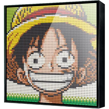Naujas Pixel Art Blokai 38 Cm Taškų Izometrinių Anime Portretai Mini Plytų Namų Sienų Apdailai Švietimo Žaislai