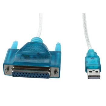 USB Spausdintuvo DB25 25-Pin Lygiagretaus Prievado Laidas Adapteris