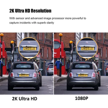 Automobilių DVR Full HD 2K 4.0