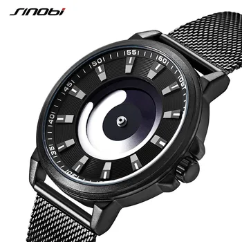 SINOBI Prekės ženklo Mados Kūrybos vyriški Kvarcas Laikrodžiai Luxury Smart Laikrodžiai Miyota Judėjimo Žiūrėti Žmogus Laikrodis Relogio Masculino