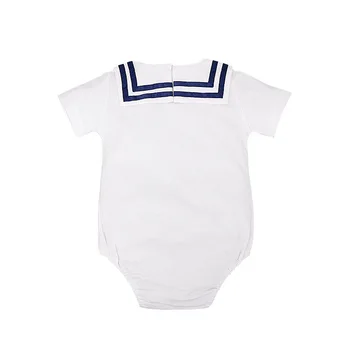 Kūdikių kostiumai, Kūdikių drabužiai, vaikiški drabužiai mielas karinio jūrų Laivyno trikampis grynos medvilnės suknelė baby girl šluostės