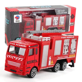 Priešgaisrinės apsaugos Inžinerijos Žaislas Kasybos Automobilių, Sunkvežimių Vaikų Gimtadienio Dovana Priešgaisrinės Gelbėjimo Vaikas 